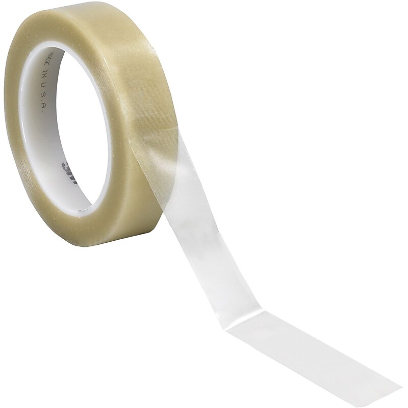 3M 471 Safety Tape, 1" x 36 yds., Clear, 3/Carton (T9654713PKC) image 1