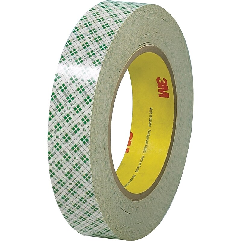 3M™ 3/4" x 36 yds. Double Sided Masking Tape 410M, Natural, 3 Rolls image 1
