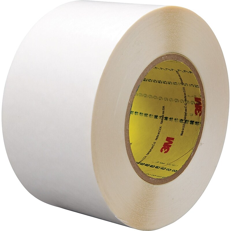 3M™ 2" x 36 yds. Double Coated Film Tape 9579, White, 2/Pack image 1