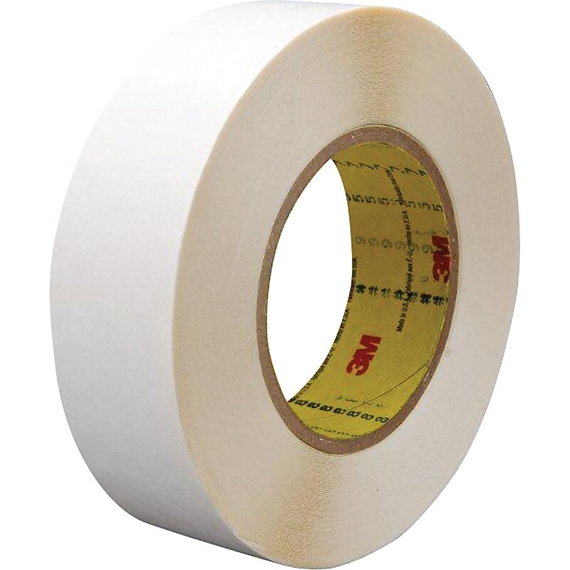 3M™ 1" x 36 yds. Double Coated Film Tape 9579, White, 2/Case image 1
