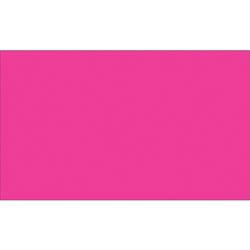 Tape Logic 6" x 4" Rectangle Inventory Label, Fluorescent Pink, 500/Roll image 1