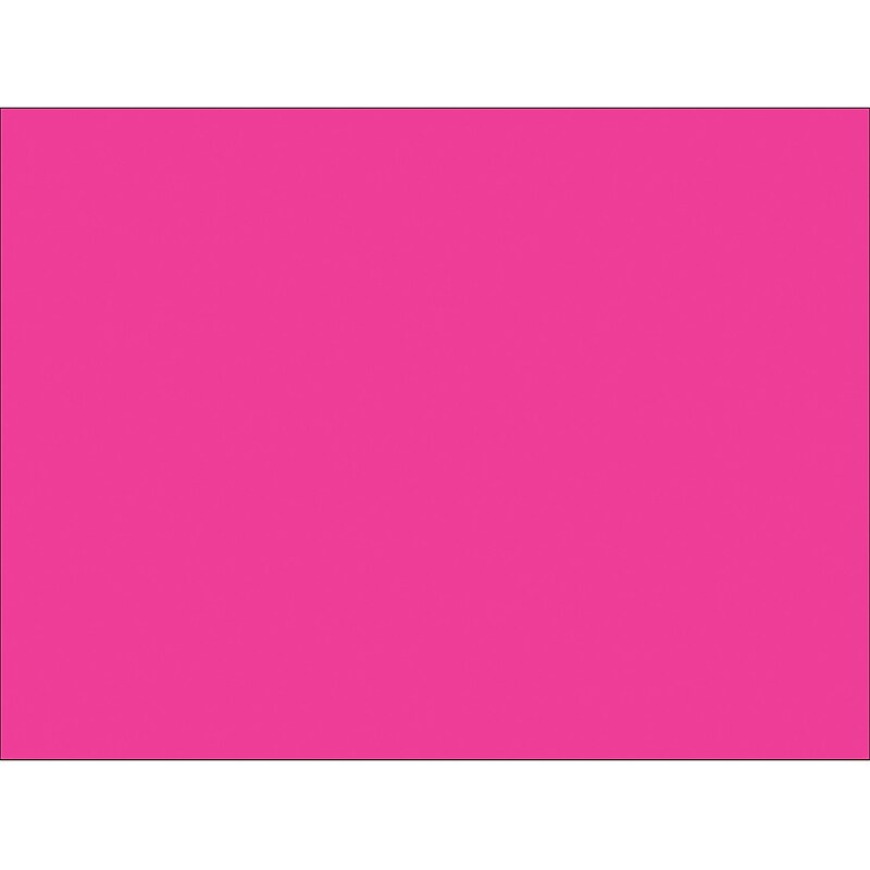 Tape Logic 4" x 3" Rectangle Inventory Label, Fluorescent Pink, 500/Roll image 1