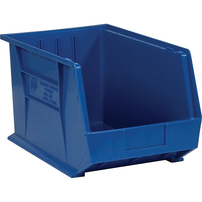 Quill Brand® Plastic Shelf Bin Divider, 7" x 3" Black, 50/Case (BINDS73) image 1