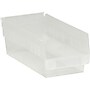 Quill Brand 11 5/8" x 6 5/8" x 4" Plastic Shelf Bin, Clear, 30/Case (BINPS103CL)~#|#~s0708486_sc7