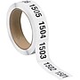 Tape Logic 1" x 1 1/2" Consecutive Numbered Labels, 1501-2000, 500/Roll~#|#~s0708537_sc7