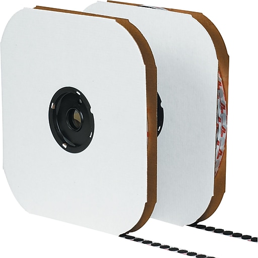 5/8 - Hook - Black Velcro Brand Tape - Individual Dots, 1200/Case