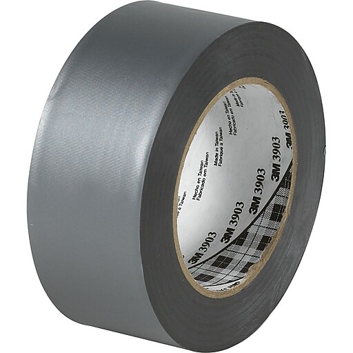 3M™ 3" x 50 yds. Duct Tape, Silver 3939, 3/Pack Staples