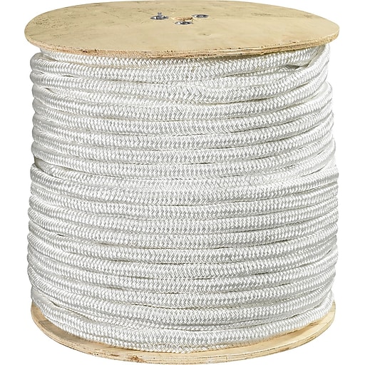Partners Brand Nylon Rope .25 x 600 ft. White (TWR124) 