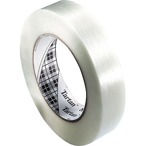 3M™ Tartan™ 3/8" x 60 yds. x 4 mil Filament Tape 8934, 12/Case at Staples