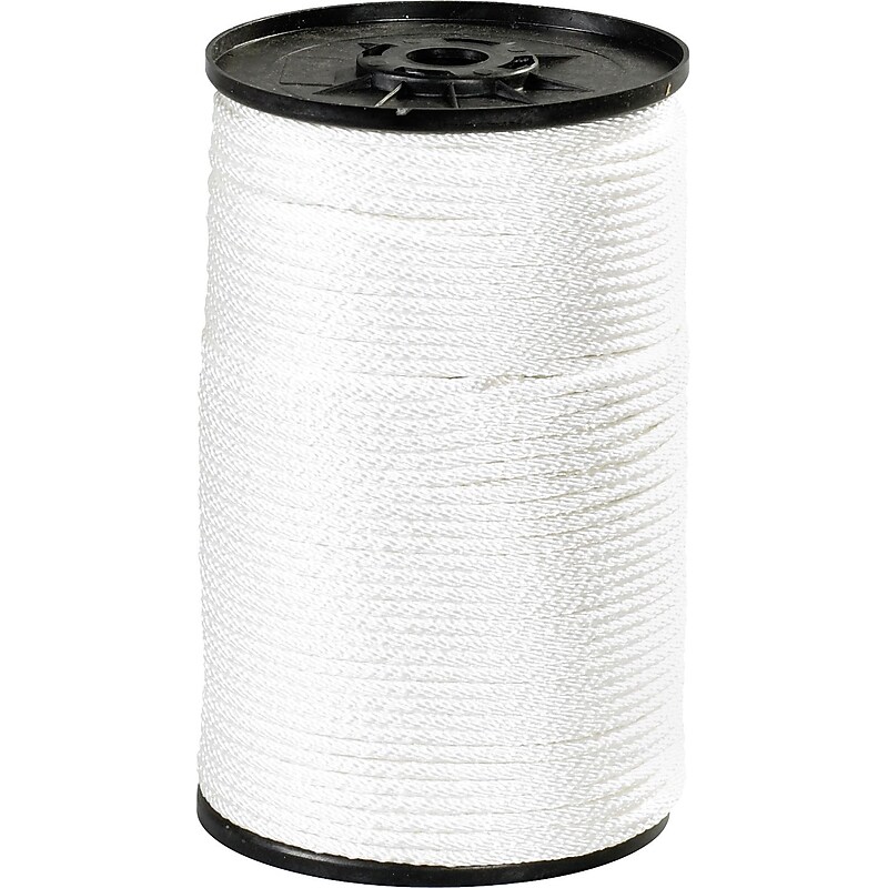Partners Brand Nylon Rope, .187" x 500 ft., White (TWR118) image 1