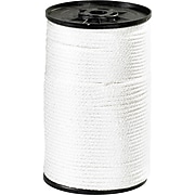 BOX Partners  320 lbs. Solid Braided Nylon Rope, White, 500'