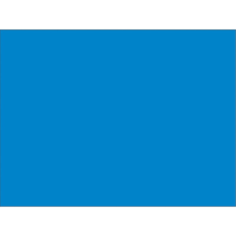 Tape Logic 4" x 4" Rectangle Inventory Label, Light Blue, 500/Roll image 1