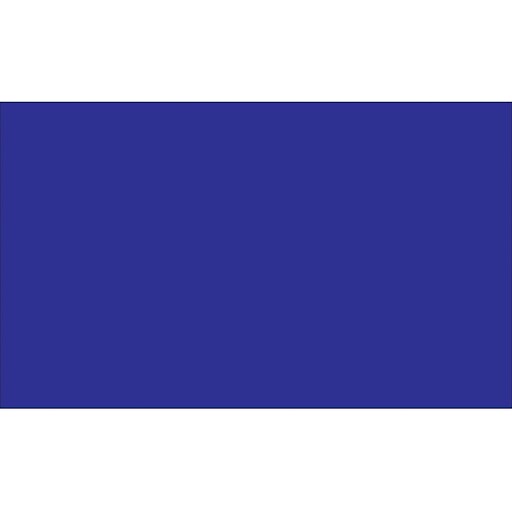 Tape Logic 10" x 3" Rectangle Inventory Label, Dark Blue, 250/Roll