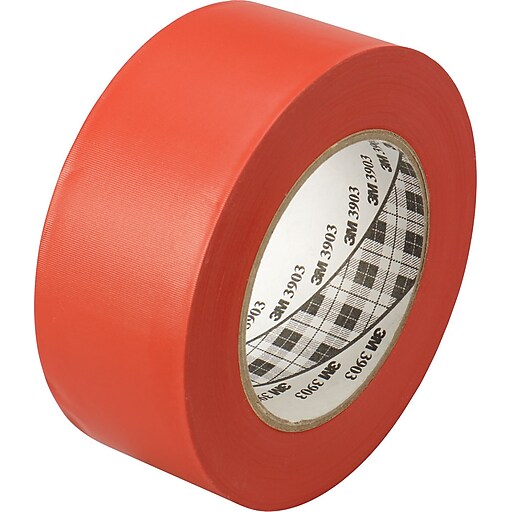 3M™ 2" x 50 yds. Vinyl Duct Tape 3903, Red, 3/Pack at Staples