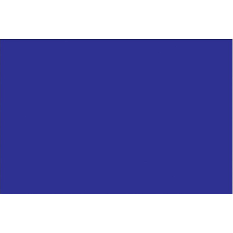 Tape Logic 6" x 3" Rectangle Inventory Label, Dark Blue, 250/Roll image 1