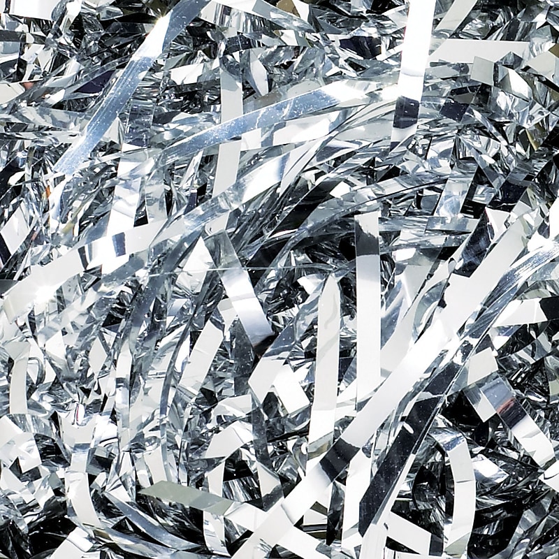 PreciousMetal PureMetallic Shred Veryfine Cut Fillers, Silver (CPPM10A) image 1