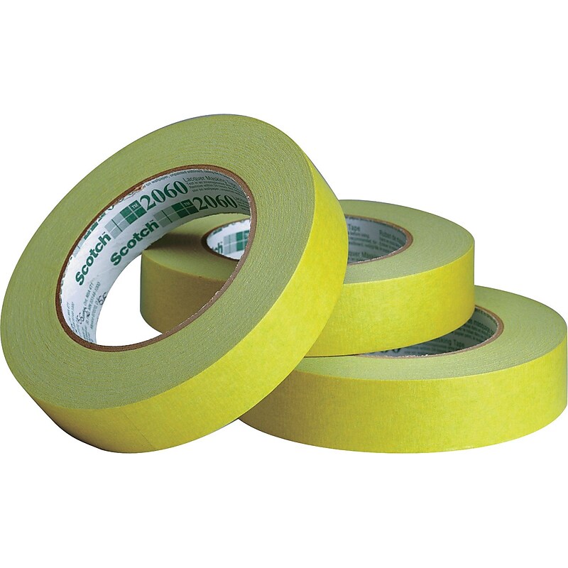 3M™ Scotch® 2" x 60 Yards Masking Tape, Green 2060, 12 Rolls (T937206012PK) image 1