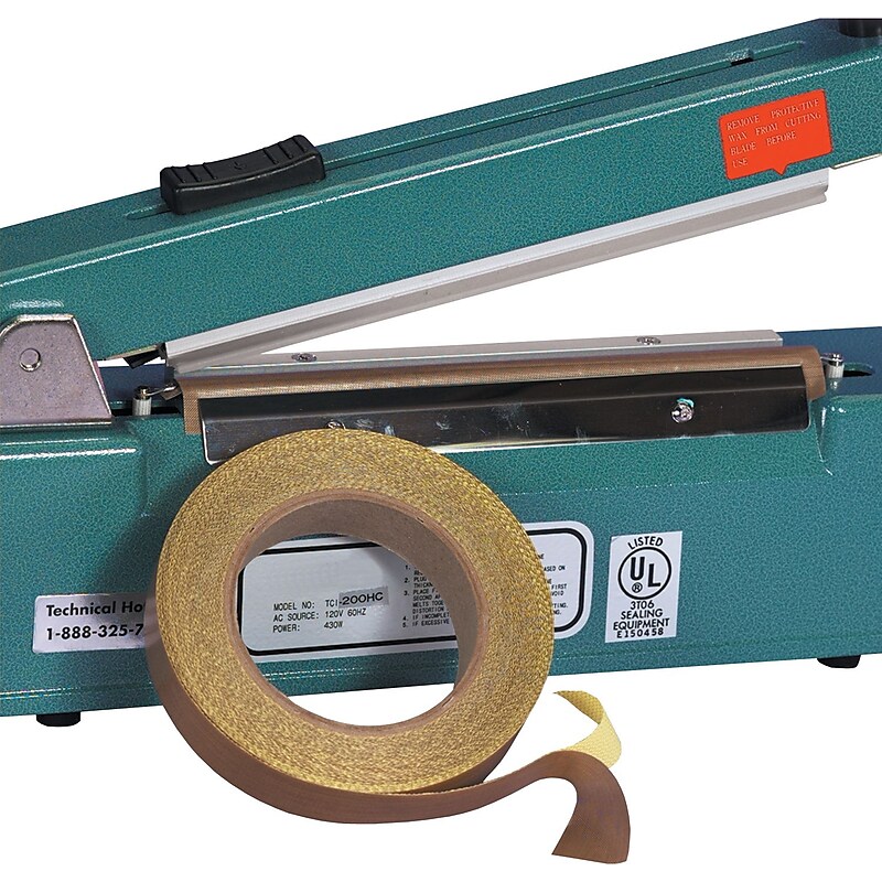 Partners Brand 1/2'' x 36 yds. x 3 mil PTFE Glass Cloth Tape, 1/Pack image 1