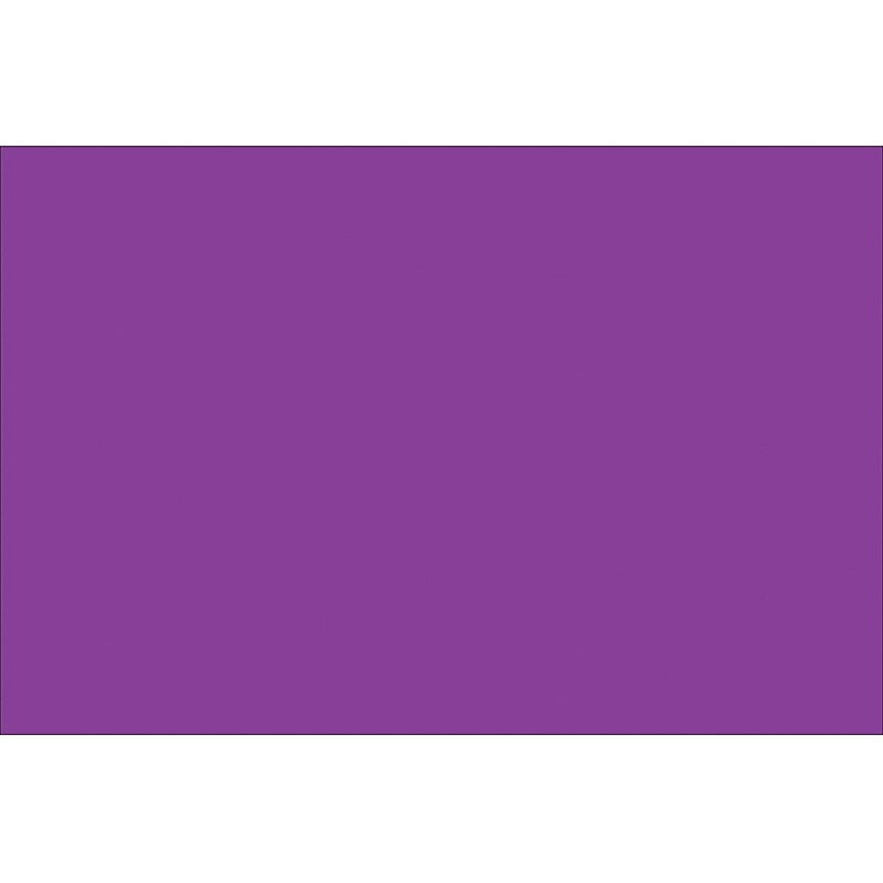 Tape Logic 4" x 6" Rectangle Inventory Label, Purple, 500/Roll image 1
