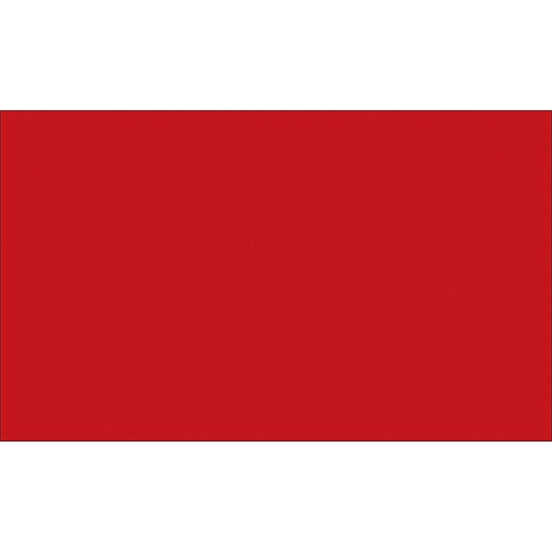 Tape Logic 5" x 3" Rectangle Inventory Label, Red, 500/Roll image 1