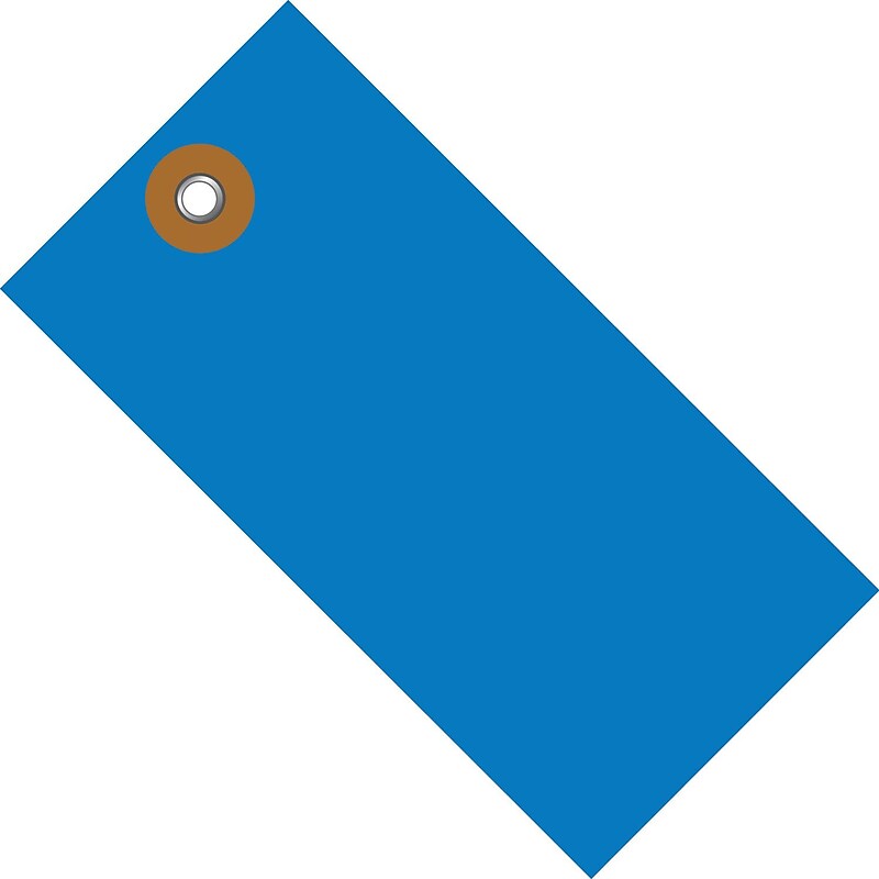 Tyvek Shipping Tags, 2.75 x 1.38, Blue, 100/Carton (G14011A) image 1