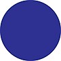 Tape Logic 4" Circle Inventory Label, Dark Blue, 500/Roll~#|#~s0709278_sc7