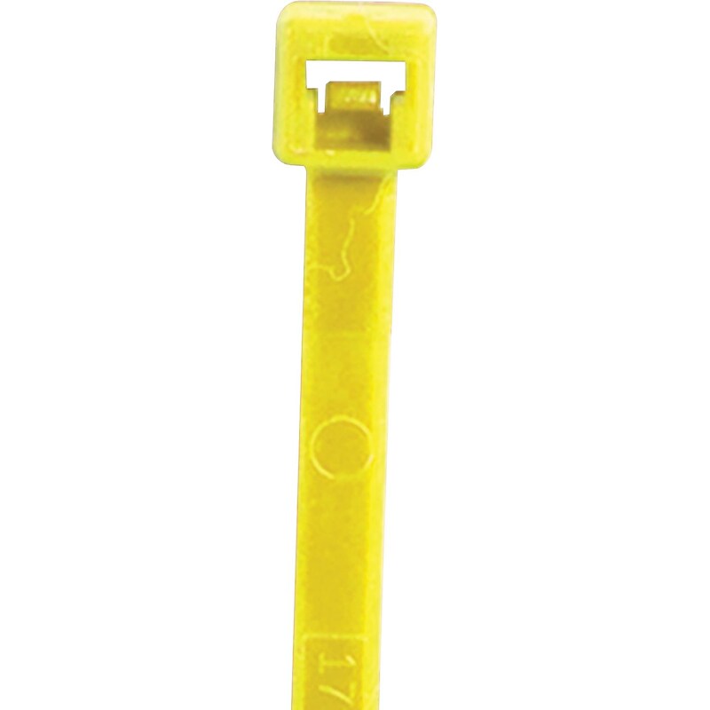 BOX Partners  40 lbs. Cable Tie, 8"(L),  Fluorescent Yellow, 1000/Case image 1