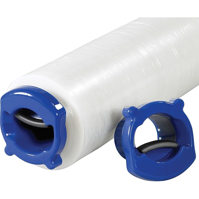 Box Partners Hand Saver Stretch Film Dispenser with Tensioner, Blue, Each (SF1018) image 1