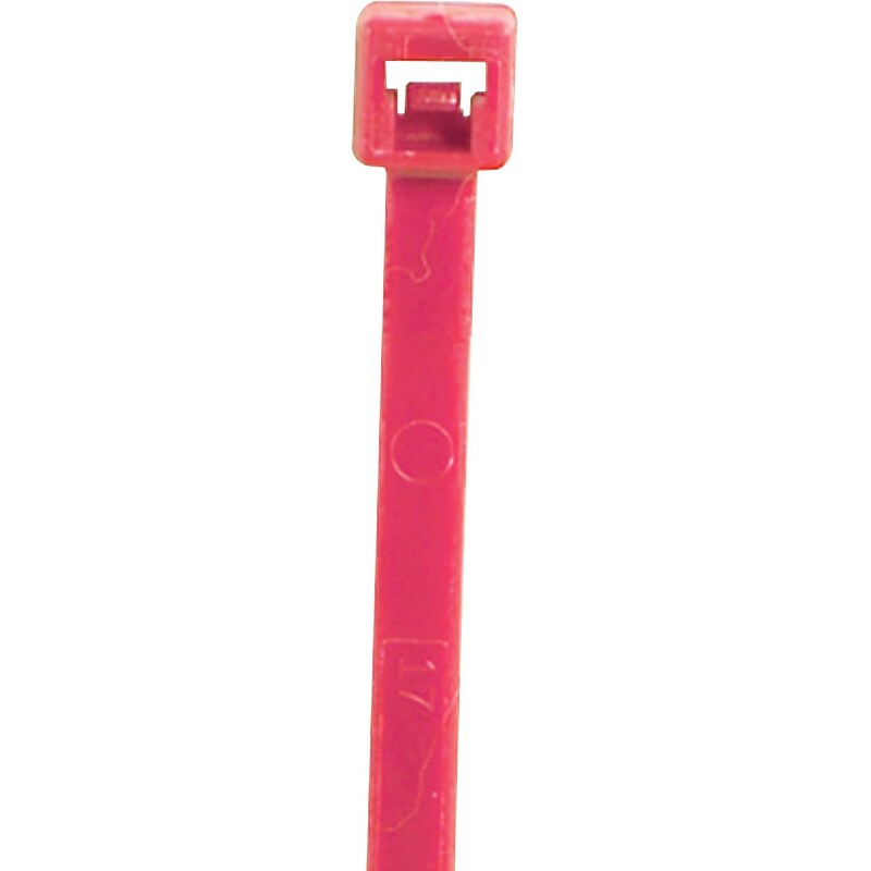 BOX Partners  40 lbs. Cable Tie, 8"(L),  Fluorescent Pink, 1000/Case image 1