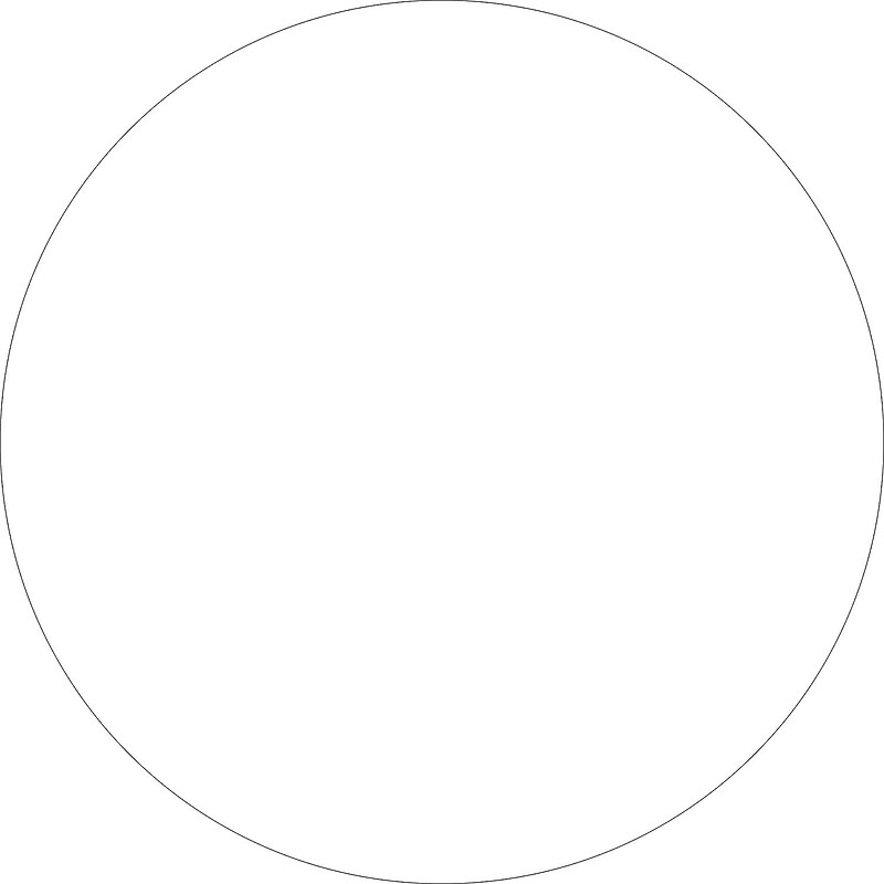Tape Logic 4" Circle Inventory Label, White, 500/Roll image 1