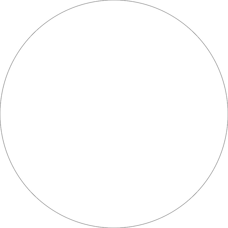 Tape Logic 2" Circle Inventory Label, White, 500/Roll image 1