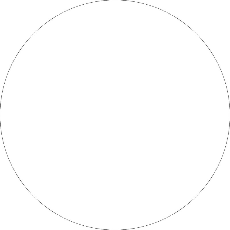 Tape Logic 1" Circle Inventory Label, White, 500/Roll image 1