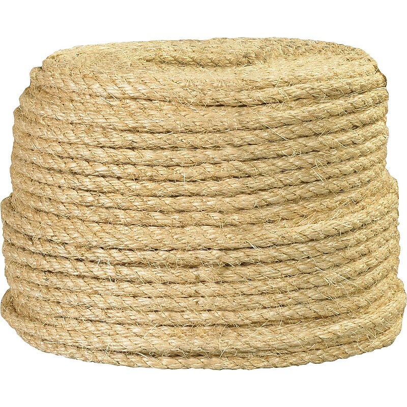 Partners Brand Sisal Rope, .25" x 1500 ft., Beige (TWR130) image 1