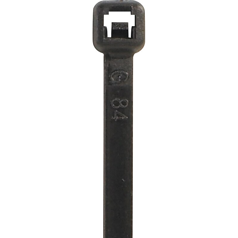 BOX Partners  50 lbs. UV Cable Tie, 16"(L),  Black, 500/Case image 1