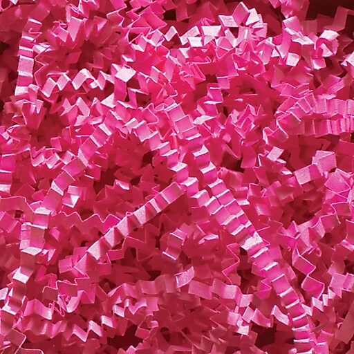 BOX 10 lbs. Crinkle Paper, Pink at Staples