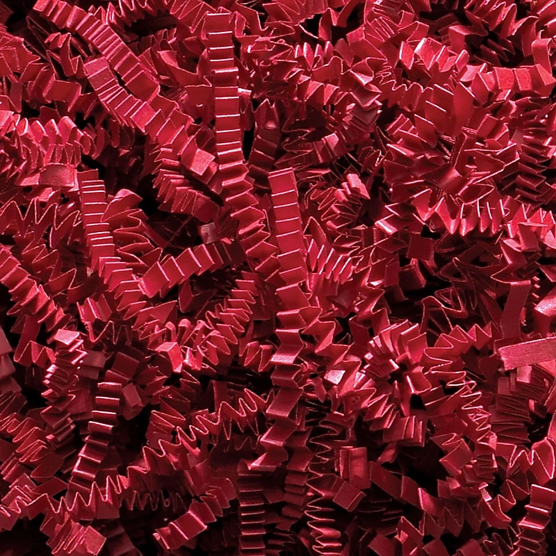 BOX Crinkle Paper, Red (CP10E) image 1