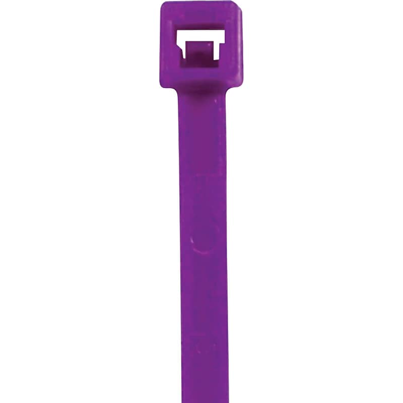 BOX Partners  40 lbs. Cable Tie, 8"(L),  Purple, 1000/Case image 1