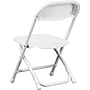 Flash Furniture Kids Plastic Armless Folding Chair, White, 40/Pack (40YKIDWH)~#|#~s0711579_sc7