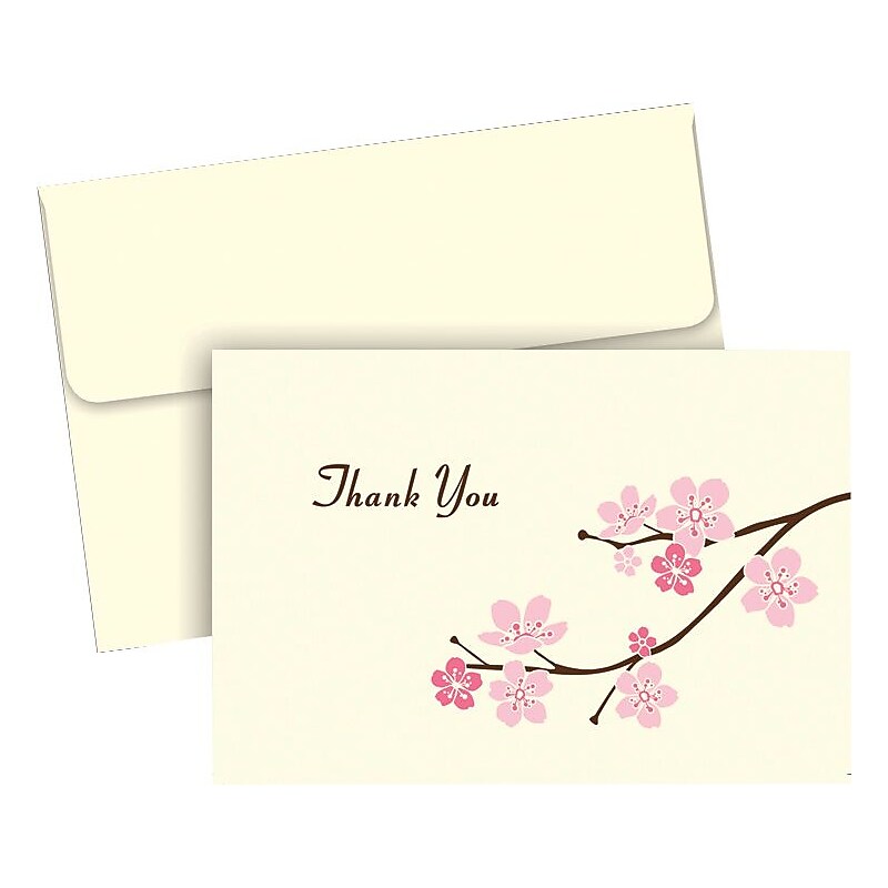 Great Papers! Blossom Branches Thank You, 50 count image 1