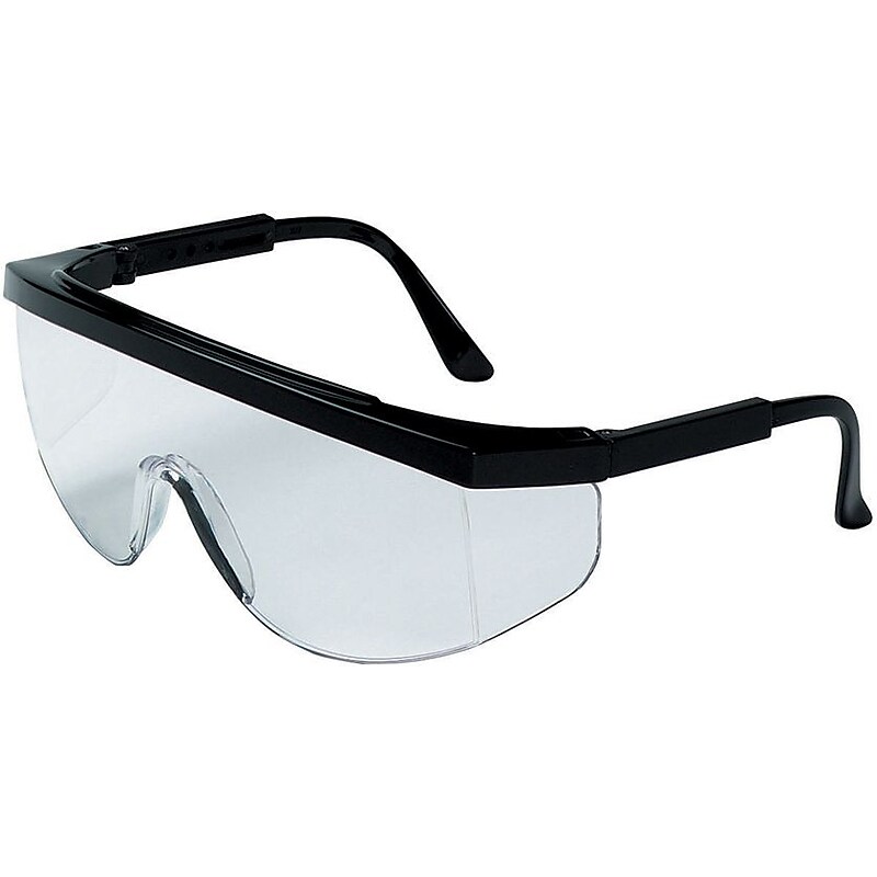 MCR Safety® Tomahawk® TK110 Protective Eyewear; Clear/Black (135-TK110) image 1