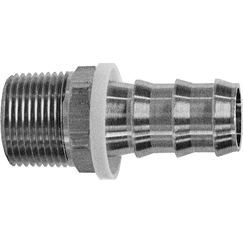 Dixon™ Valve BPN33 Brass Push-On Hose Fitting, 3/8" Male NPTF x 3/8" Male Barb/Hose image 1
