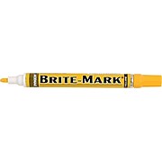 BRITE-MARK Paint Marker, Yellow, 12/Box (253-84004)