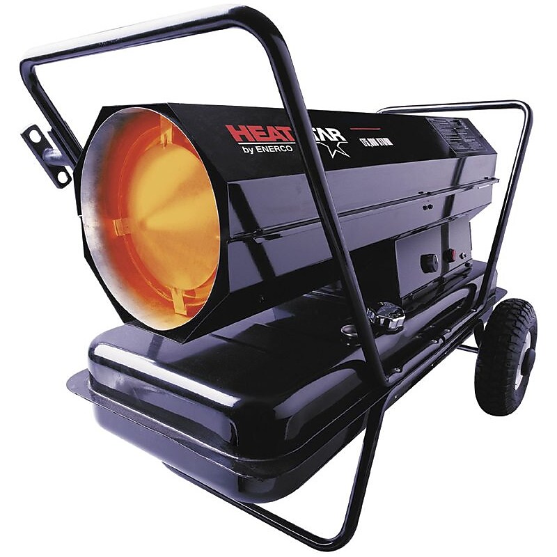 Enerco 175000 BTU Portable Indoor/Outdoor Kerosene Heater, Black and White (373-HS175KT) image 1