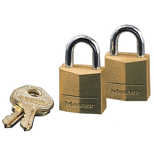 Master Lock® 120D Solid Body Padlock, 3/4"(W) Staples
