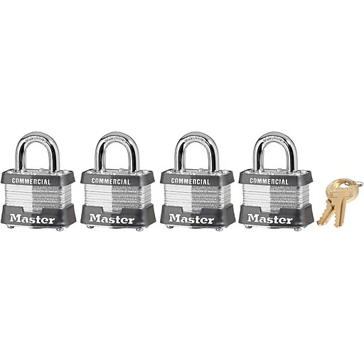 Shop Staples for Master Lock® 3DLF Laminated Padlock, Keyed Different