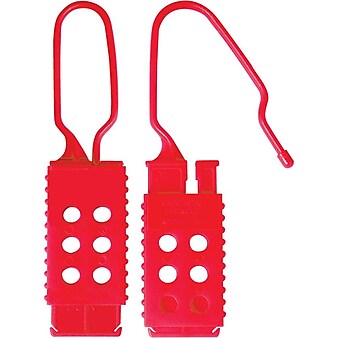 Master Lock® Safety Series™ 428 Lockout Hasp, 6 Padlocks