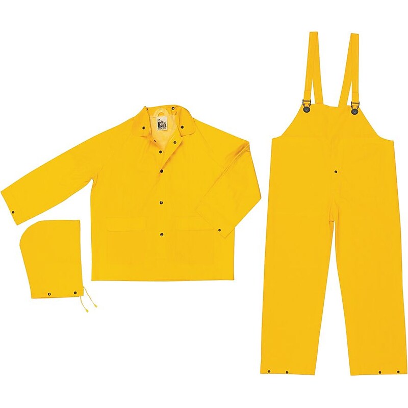 River City 2003 Classic 3-Piece Rainsuit, Yellow, Large image 1