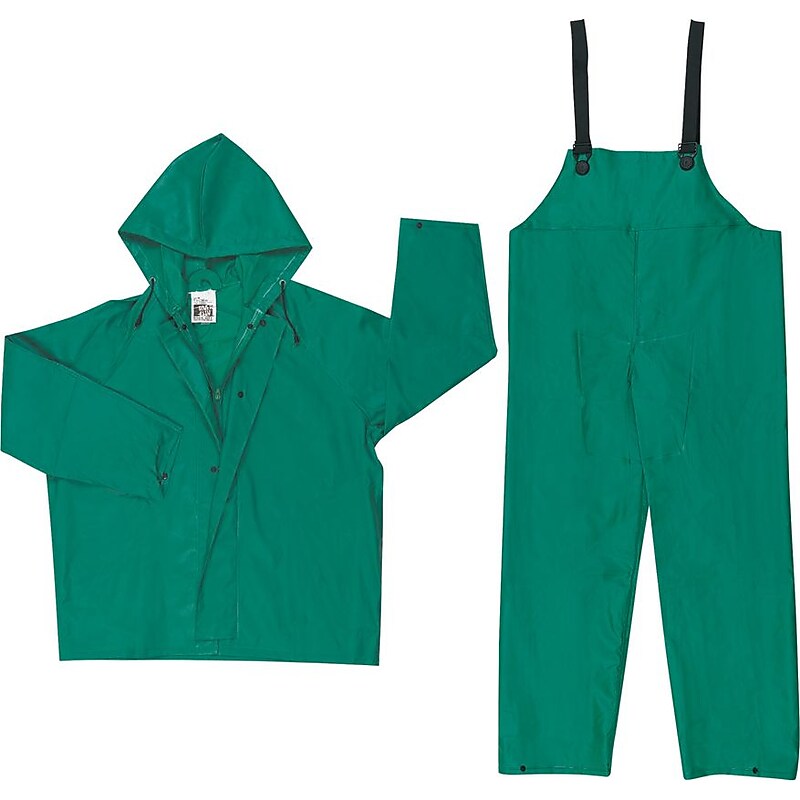 River City 3882 Dominator 2-Piece Rainsuit, Green, XL image 1