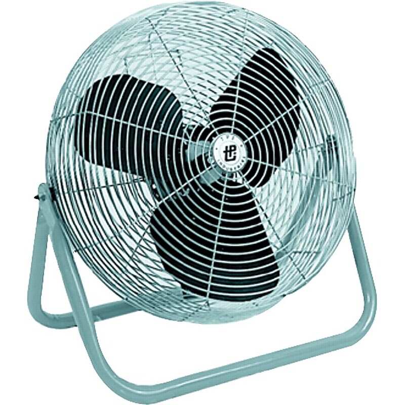 TPI Corporation 20.5"H 3 Speed Floor Fan, Black (F-18-TE) image 1