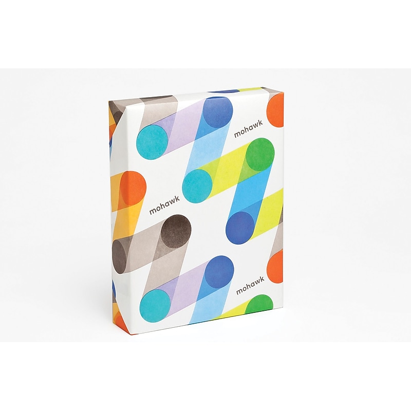 Mohawk® Via 11" x 17" 70 lbs. Linen Paper, Pure White, 500/Ream image 1